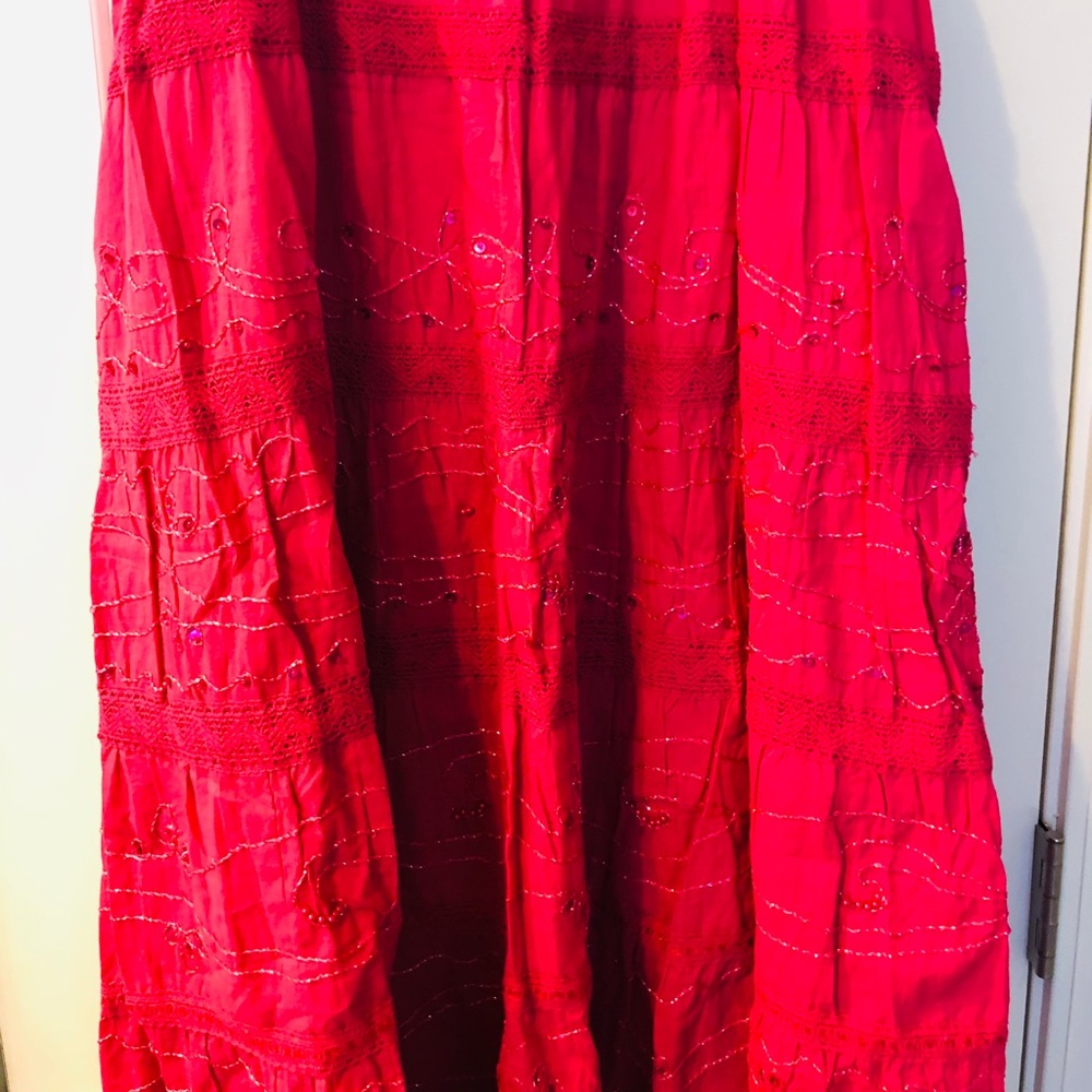 Pink skirt
